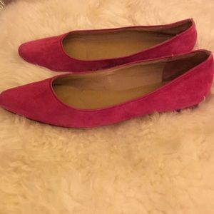 Talbots Pink Suede Ballet Flats | Size 6.5 Narrow